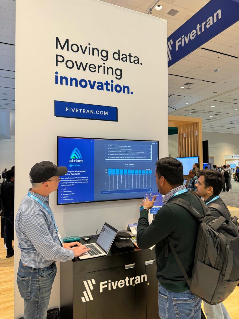 Atrium Demo at the Fivetran Booth - Snowflake Summit 2024
