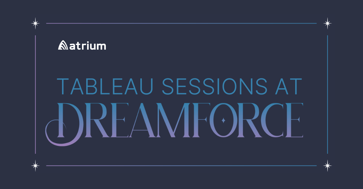 Tableau Sessions at Dreamforce 2024 - Featured Image