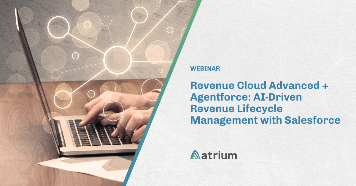 Webinar From Lead to Revenue With Salesforce First Look at Revenue Cloud Advanced